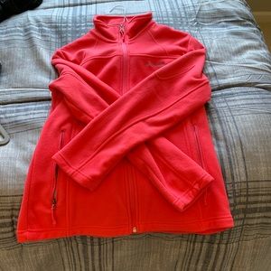 Bright pink Columbia jacket